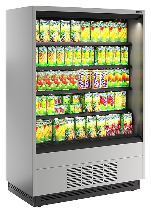 Холодильная горка Carboma CUBE FC20-07 VM 1,3-2 0300 боковина металл