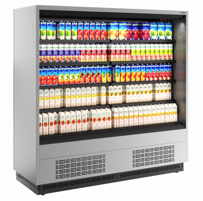 Холодильная горка Carboma CUBE FC20-07 VM 1,9-2 0300 боковина металл