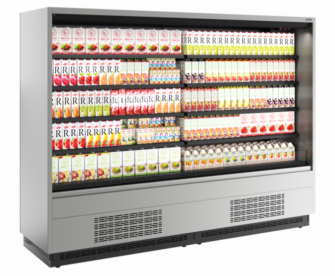 Холодильная горка Carboma CUBE FC20-07 VM 2,5-2 0030 боковина с зеркалом