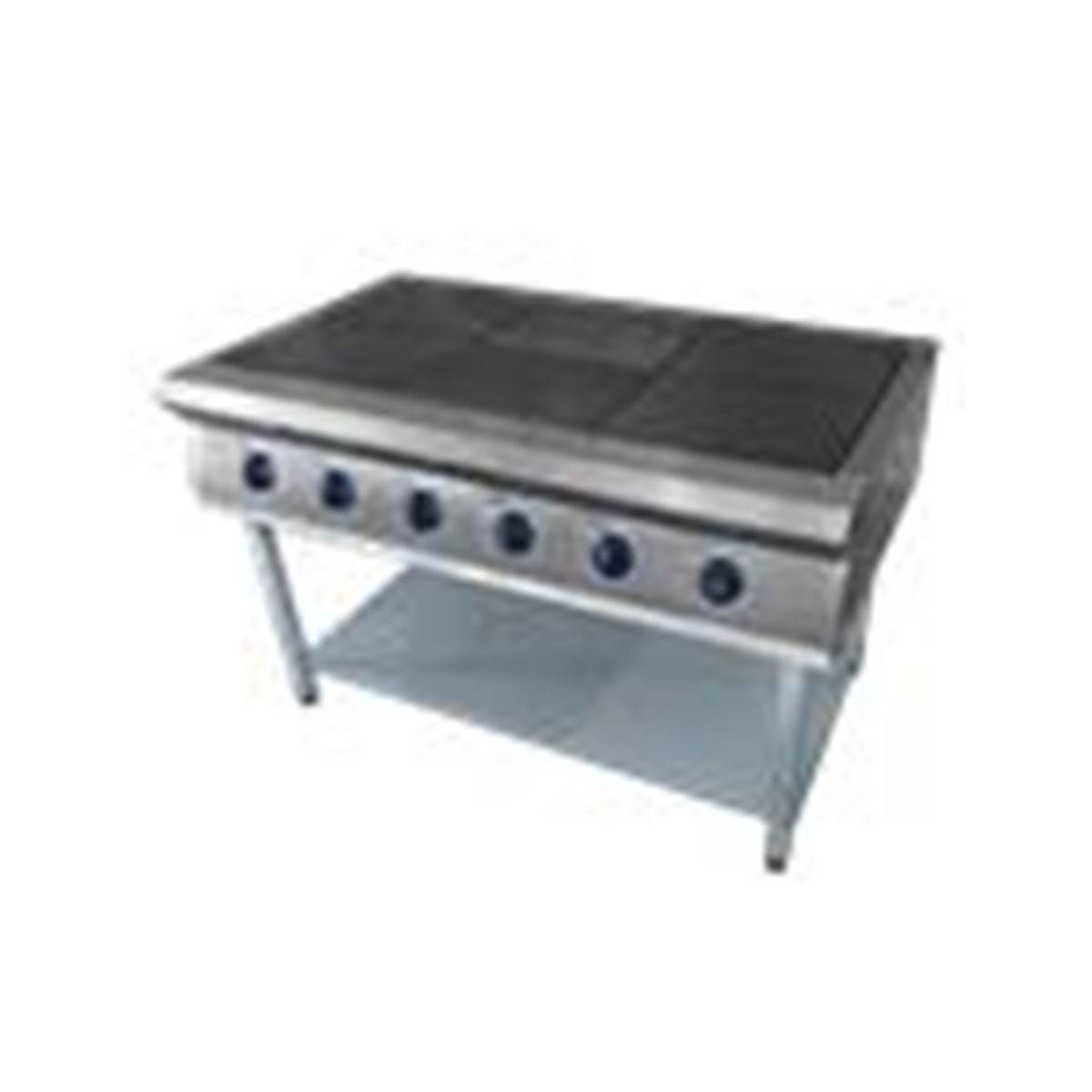 Плита электрическая 6-х конфрочная с духовкой ПЭ-6Н без духовки. Каркас и полка нержавеющая сталь