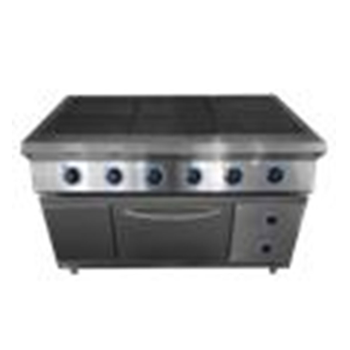 Плита электрическая 6-х конфрочная с духовкой ПЭД-6. фасад нержавейка обшивка оцинкованая сталь